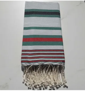 Fouta Dina avec rayures 2