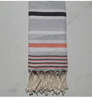 Fouta Dina azurin avec rayures 