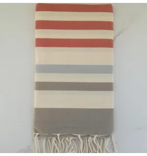 Fouta 4 couleurs