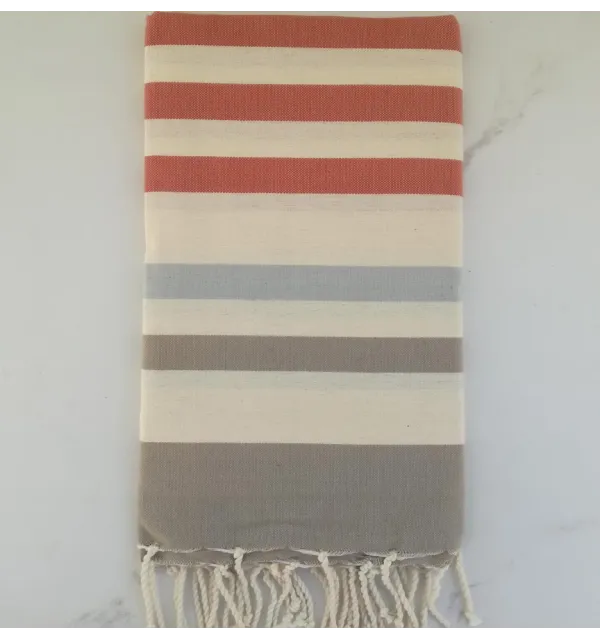 Fouta 4 couleurs 