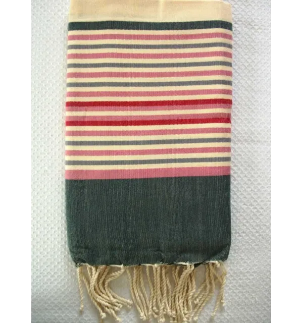 Fouta ziwane 5 couleurs bleu marine 