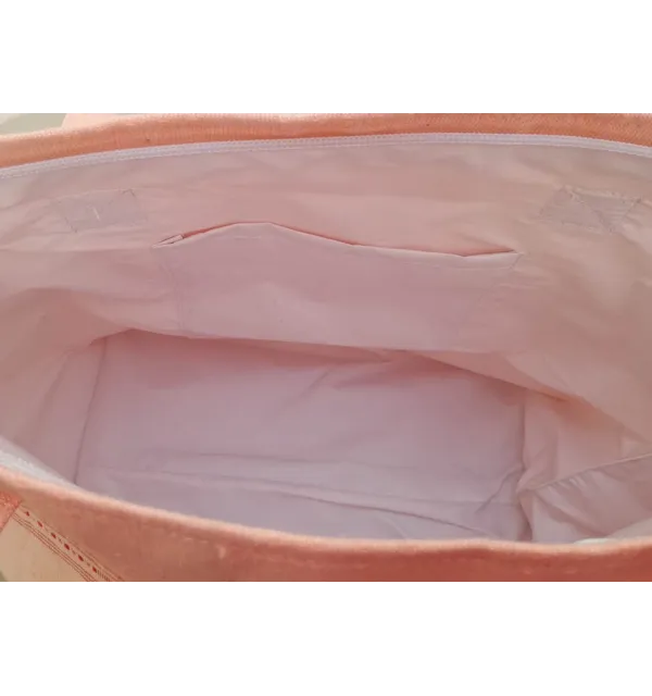 Sac de plage fouta thalasso capucine 