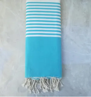 Jeté bleu azur 1.5m*2.5m