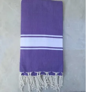JETé mauve bande blanche 1.60m/1.90m 