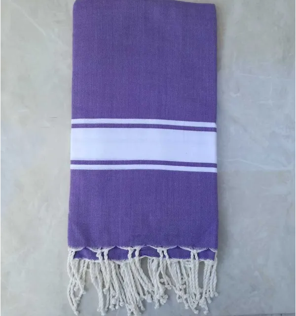 JETé mauve bande blanche 1.60m/1.90m 