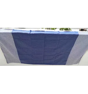Enfant Nid d'abeille bleu rayures blanche 2