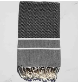 Chevron gris foncé