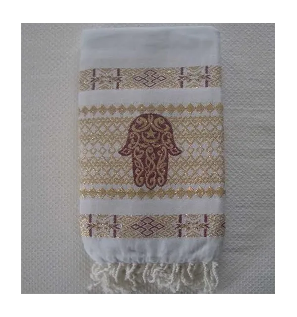 FOUTA KHOMSA rouge foncé 