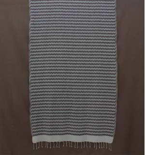 Fouta zigzag marron 2