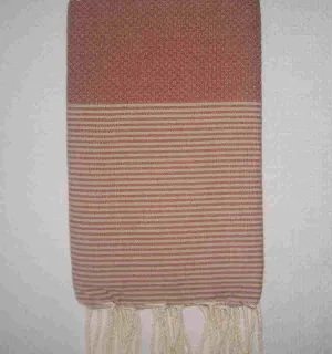 Rouille rayée beige 