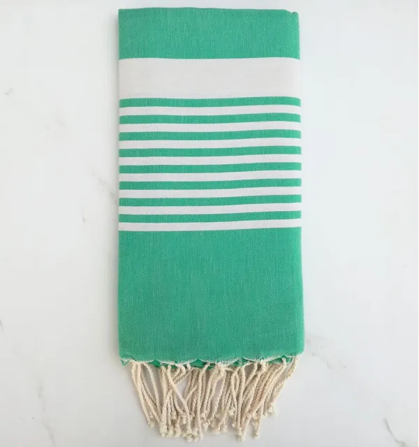 Fouta arthur vert smaragdin 