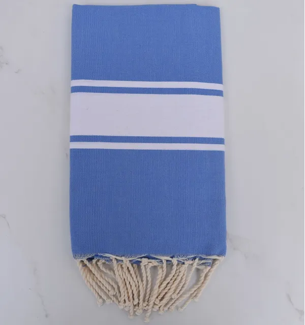 FOUTA PLATE bleu électrique 