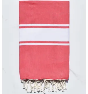 Fouta Plate groseille 