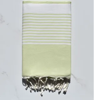 Fouta arthur vert pastel clair 