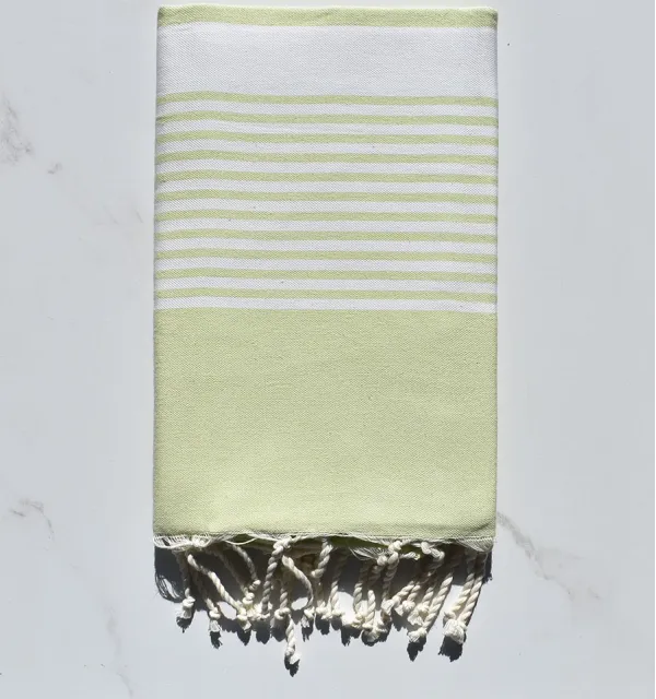 Fouta arthur vert pastel clair 