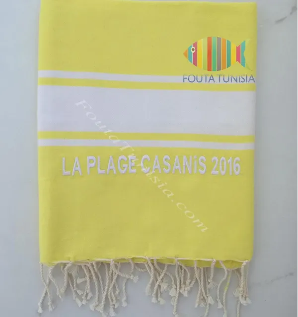 Fouta personnalisée la plage CASANIS Spain 