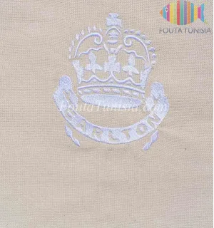 Fouta personnalisée hôtel CARLTON