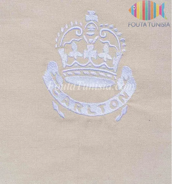 Fouta personnalisée hôtel CARLTON 