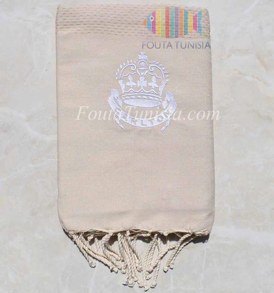 Fouta personnalisée hôtel CARLTON 