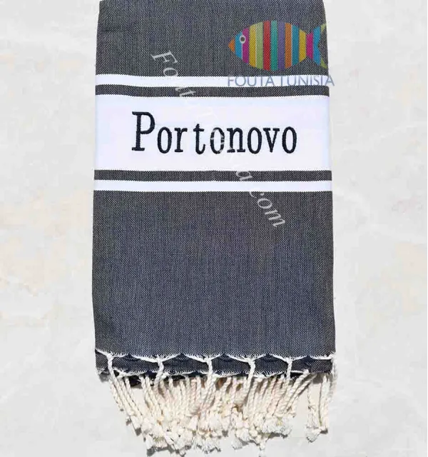 Fouta broderie PORTONOVO 