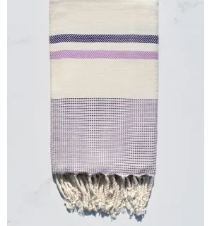 Chevron violet et lilas 
