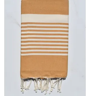Fouta arthur marron ocre 