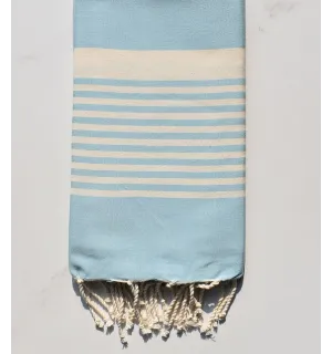 Fouta arthur bleu azurin 