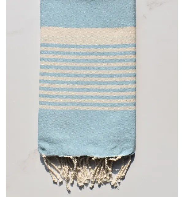 Fouta arthur bleu azurin 