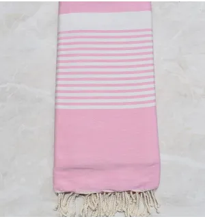 Jeté rose clair 2m/3m 