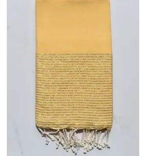 Fouta lurex jaune impérial clair 