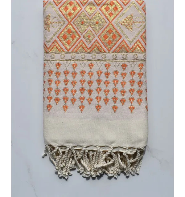 Fouta khlela orange 