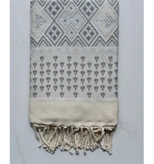 Fouta khlela gris 