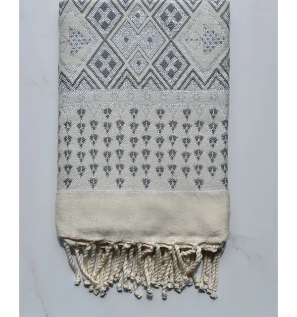 Fouta khlela gris 
