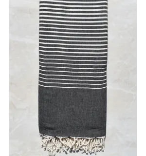 Jeté gris noir 2m*2m 