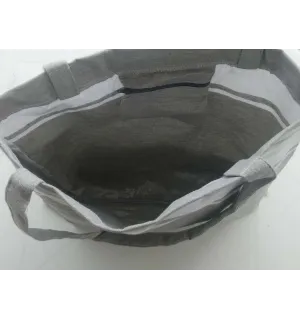 Sac de plage fouta gris souris 2