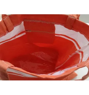 Sac de plage fouta orange clair 2