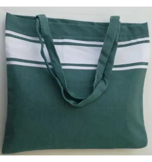 Sac de plage fouta vert foncé 