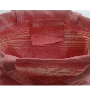 Sac de plage fouta thalasso rouge tomette 2