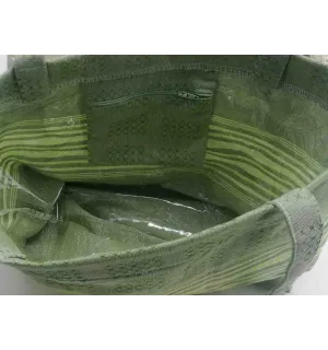Sac de plage thalasso fouta vert mousse clair 2