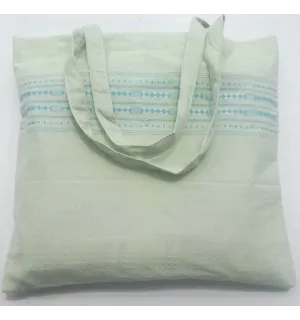 Sac de plage thalasso fouta vert pistache clair 