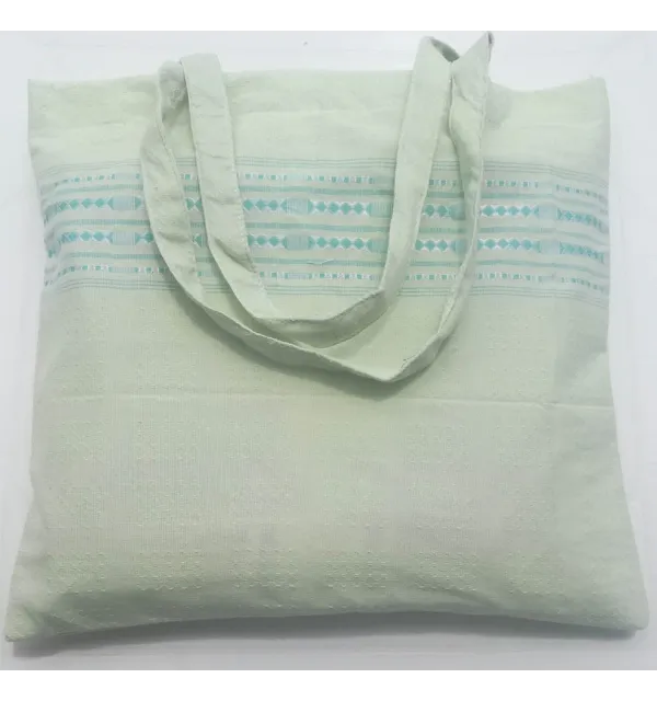 Sac de plage thalasso fouta vert pistache clair 