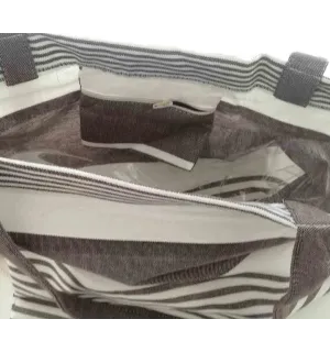 Sac de plage fouta arthur marron foncé 2