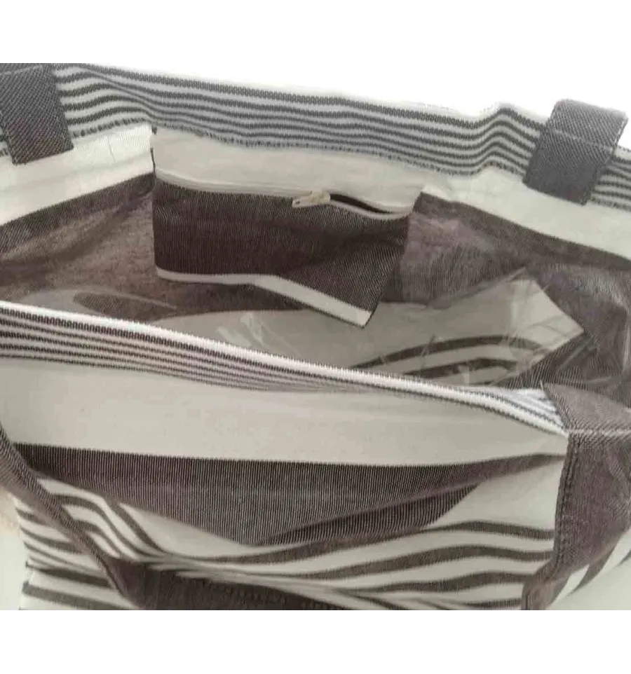 Sac de plage fouta arthur marron foncé 