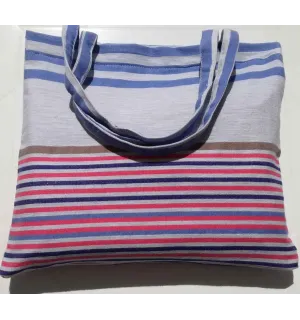 Sac de plage fouta 5 couleurs rose, bleu jean,gris clair, bleu et bistre 