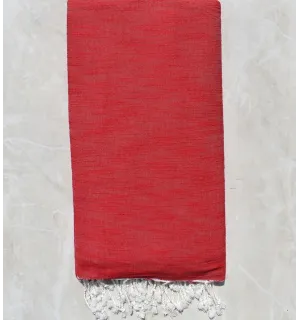 Jeté flammé rouge