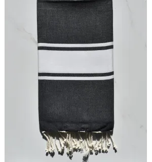Fouta Plate Gris anthracite 