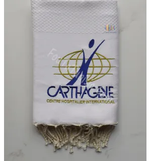 Fouta brodée CARTHAGENE
