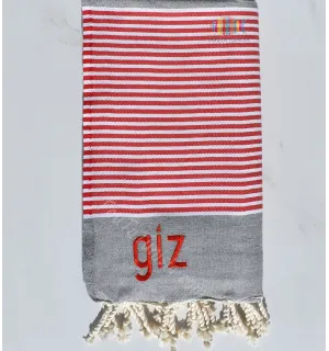 Fouta personnalisée GIZ