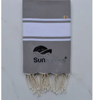 Fouta plate brodée Sun Marine