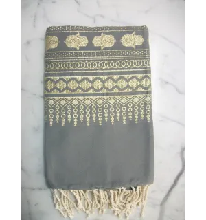 FOUTA KHOMSA Gris de Payne 